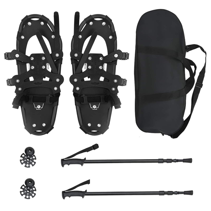 Load image into Gallery viewer, Vidaxl 3 in 1 sneeuwschoenen met wandelschoenen zwart 21 inches