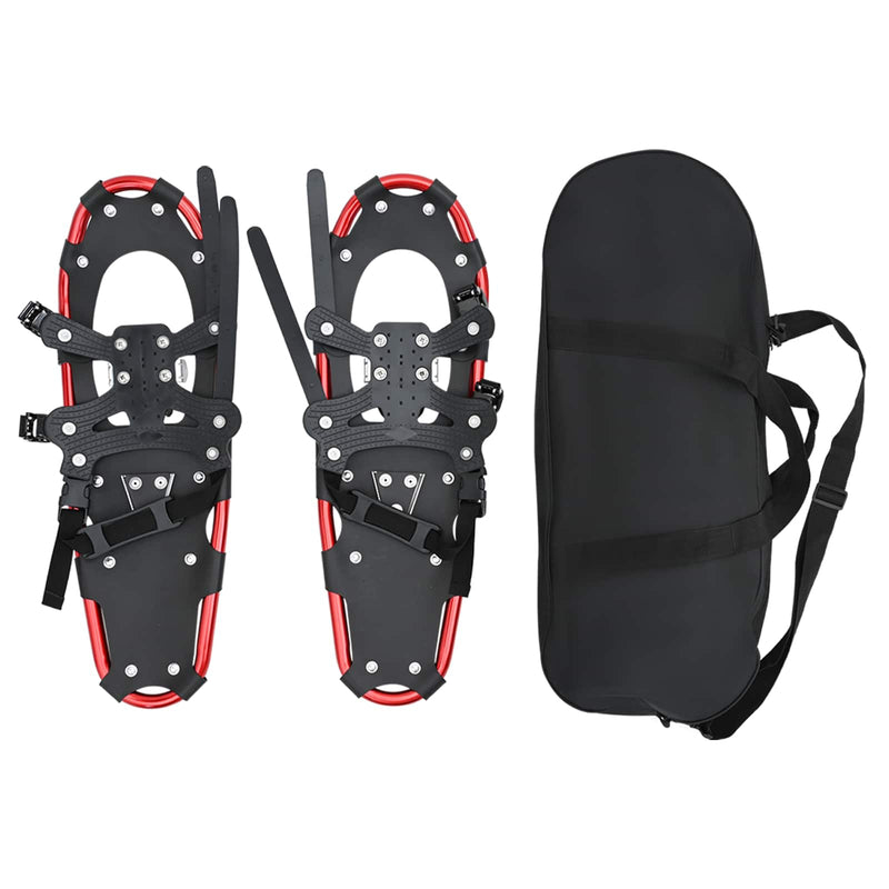 Load image into Gallery viewer, Vidaxl 3 in 1 sneeuwschoenen rood en zwart 25 inches aluminium en hdpe