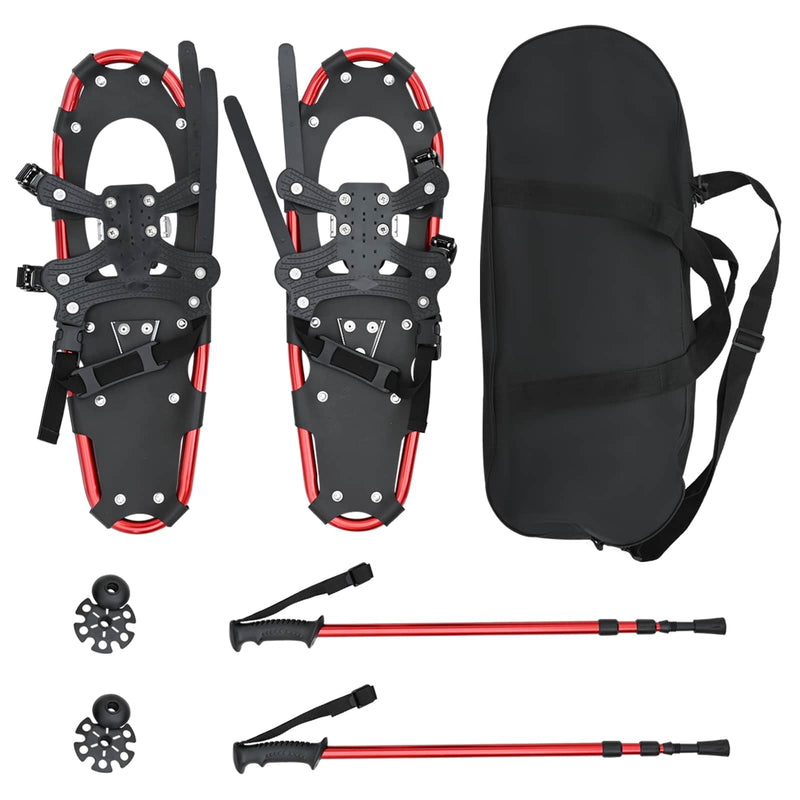 Load image into Gallery viewer, Vidaxl 3 in 1 sneeuwschoenen met wandelschoenen rood en zwart