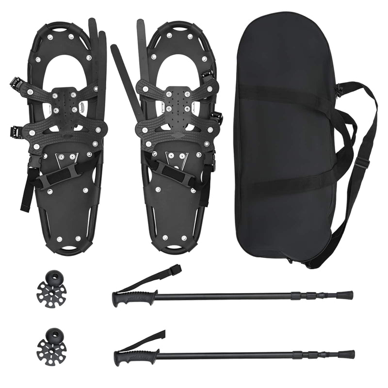 Load image into Gallery viewer, Vidaxl 3 in 1 sneeuwschoenen met wandelschoenen zwart 25 inches