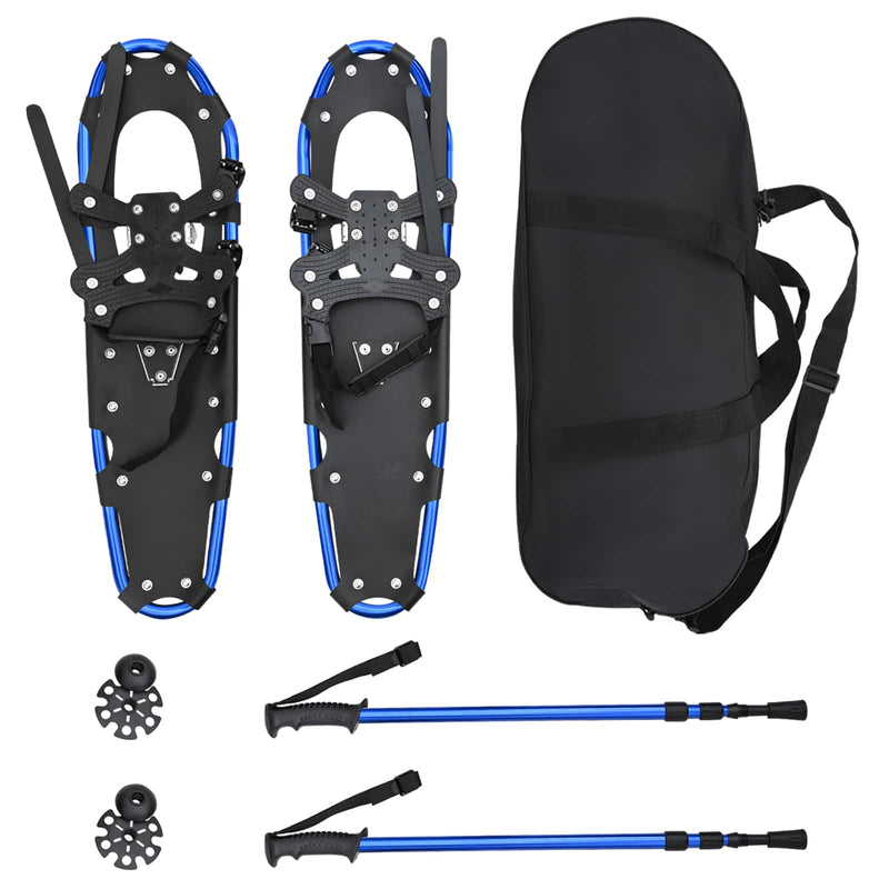 Load image into Gallery viewer, Vidaxl 3 in 1 sneeuwschoenen met wandelschoenen blauw en zwart