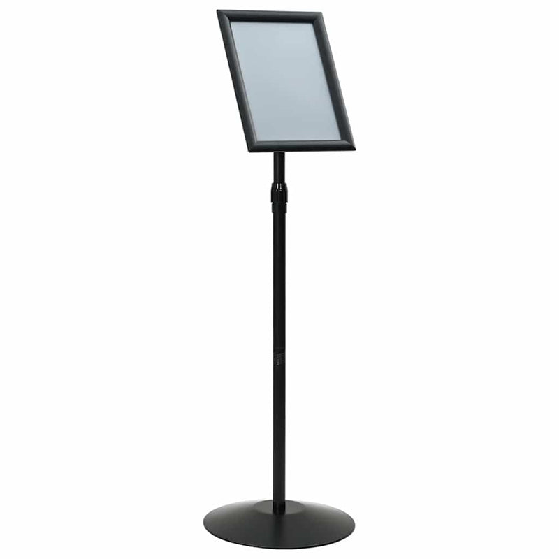 Load image into Gallery viewer, Vidaxl pedestal posterstand zilver a4 pvc en staal