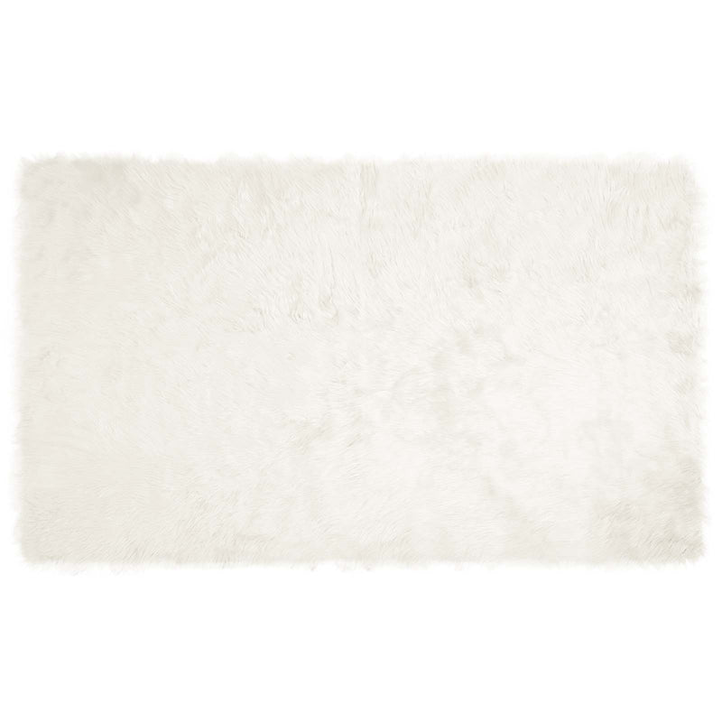 Load image into Gallery viewer, Vidaxl nep schapenvacht tapijt tafalla wit 100 x 200 cm polyester