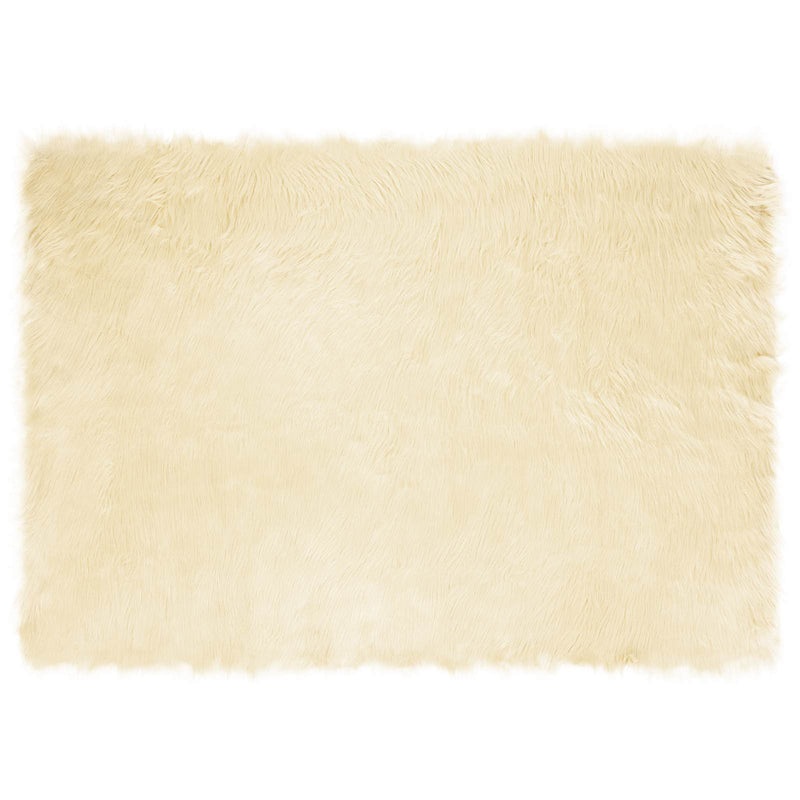 Load image into Gallery viewer, Vidaxl nep schapenvacht tapijt tafalla crème 120 x 170 cm polyester