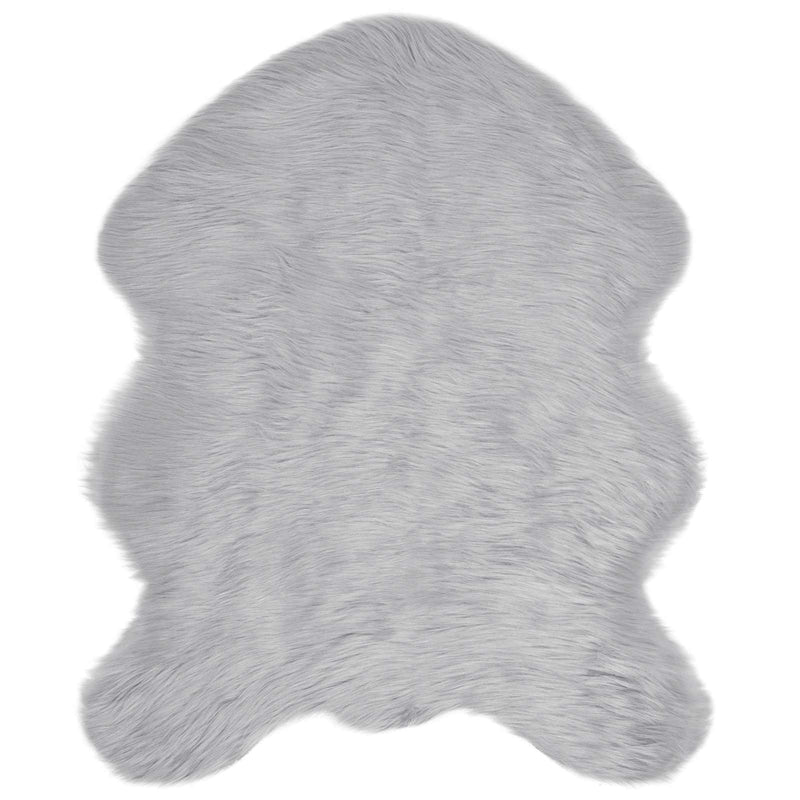 Load image into Gallery viewer, Vidaxl nep schapenvacht tapijt tafalla grijs 50 x 80 cm polyester