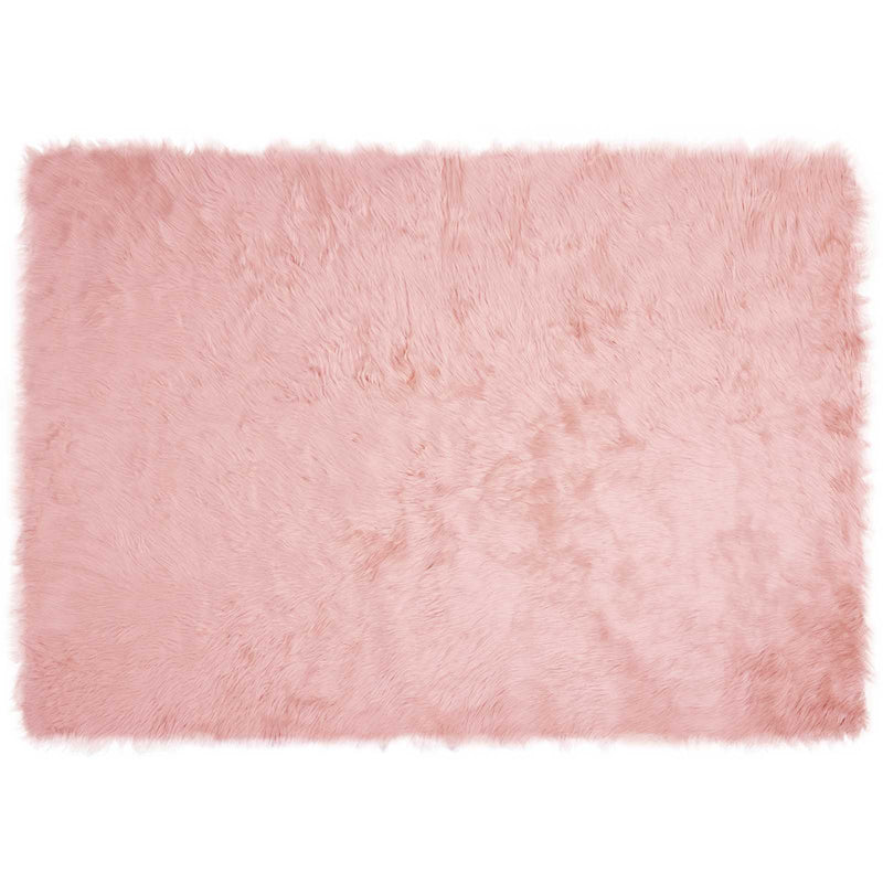 Load image into Gallery viewer, Vidaxl nep schapenvacht tapijt tafalla roze 140 x 200 cm polyester