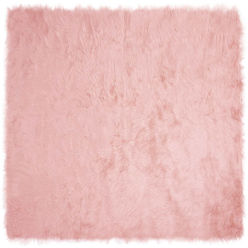 Load image into Gallery viewer, Vidaxl nep schapenvacht tapijt tafalla roze 120 x 120 cm polyester