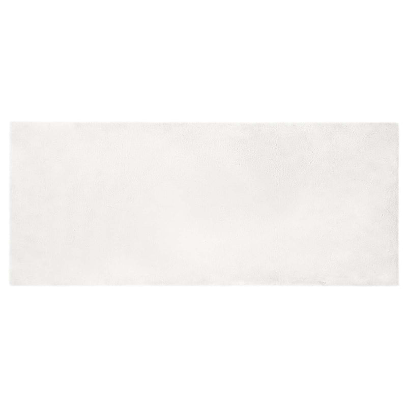 Load image into Gallery viewer, Vidaxl nep konijnenbont tapijt olite wit 100 x 200 cm polyester