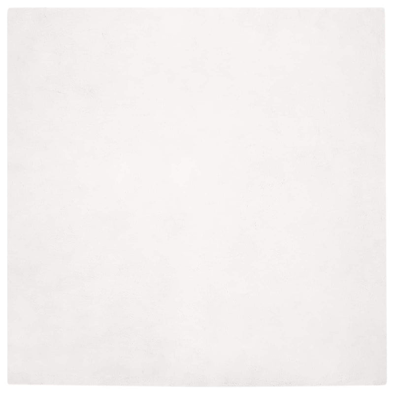 Load image into Gallery viewer, Vidaxl nep konijnenbont tapijt olite wit 120 x 120 cm polyester