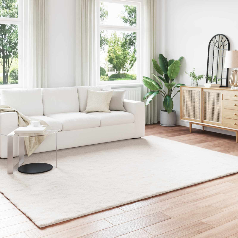 Load image into Gallery viewer, Vidaxl nep konijnenbont tapijt olite crème 240 x 340 cm polyester