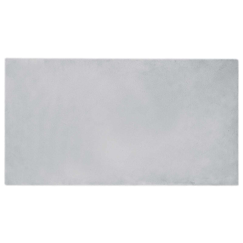 Load image into Gallery viewer, Vidaxl nep konijnenbont tapijt olite grijs 80 x 150 cm polyester