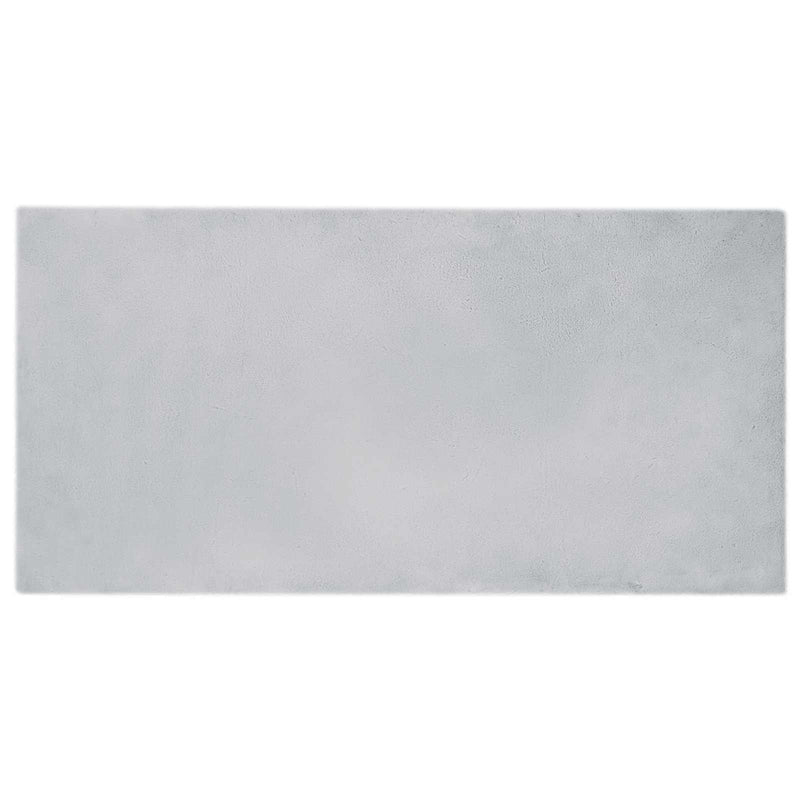 Load image into Gallery viewer, Vidaxl nep konijnenbont tapijt olite grijs 100 x 200 cm polyester