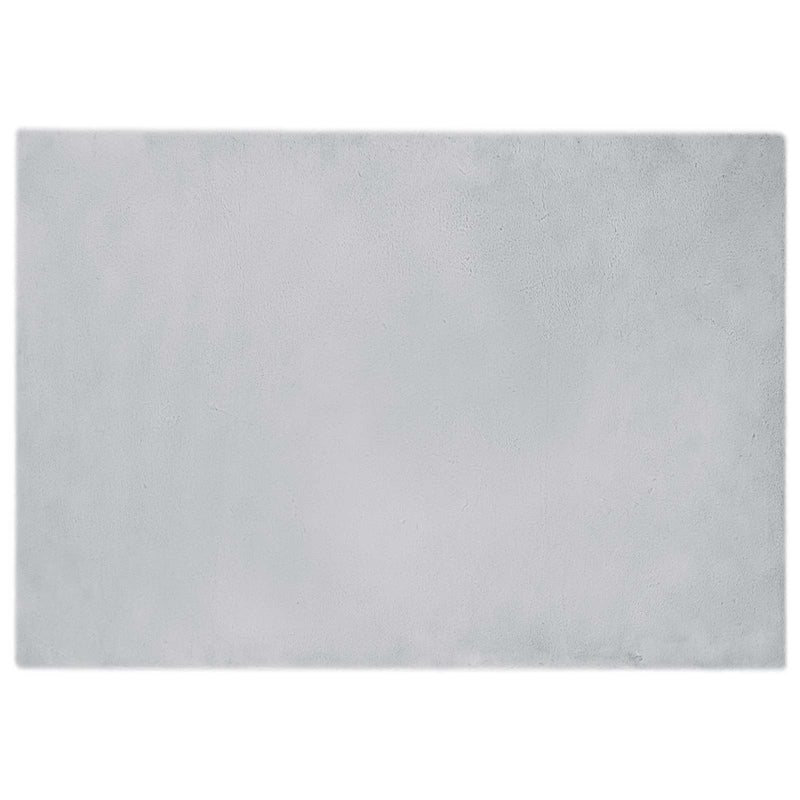 Load image into Gallery viewer, Vidaxl nep konijnenbont tapijt olite grijs 160 x 230 cm polyester
