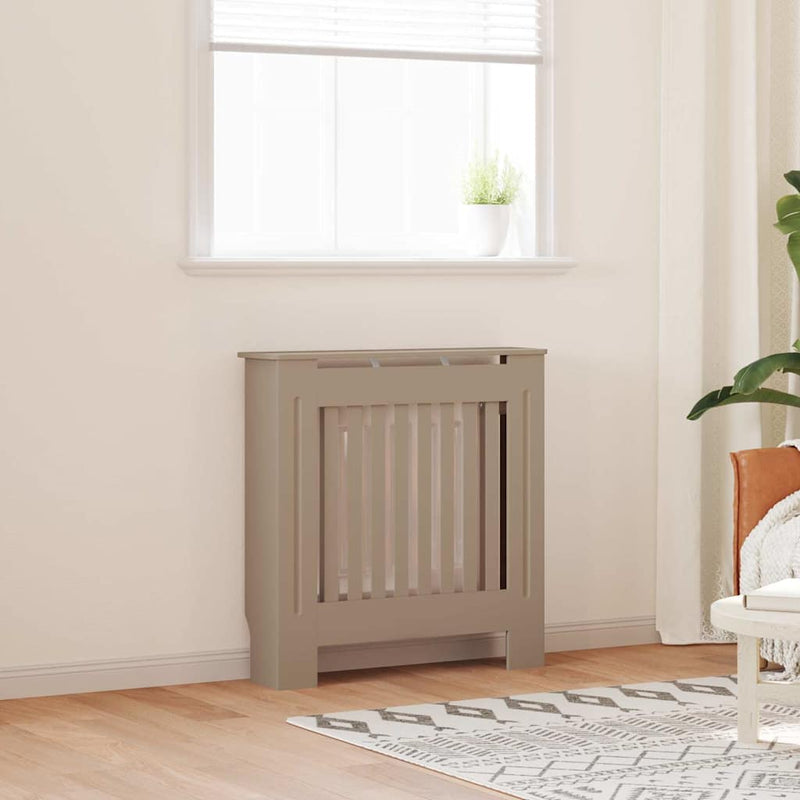 Load image into Gallery viewer, Vidaxl radiatorafdekking bruin 78 x 19 x 81,5cm bewerkt hout