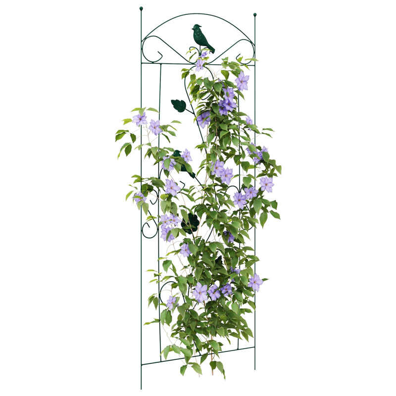 Load image into Gallery viewer, Vidaxl tuinhek 3 pcs groen 110 x 40 cm staal