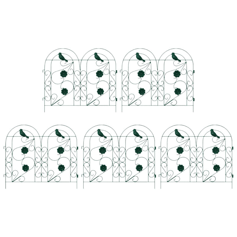 Load image into Gallery viewer, Vidaxl tuinhek latwerk groen 308,5 x 54,5 x 0,3 cm
