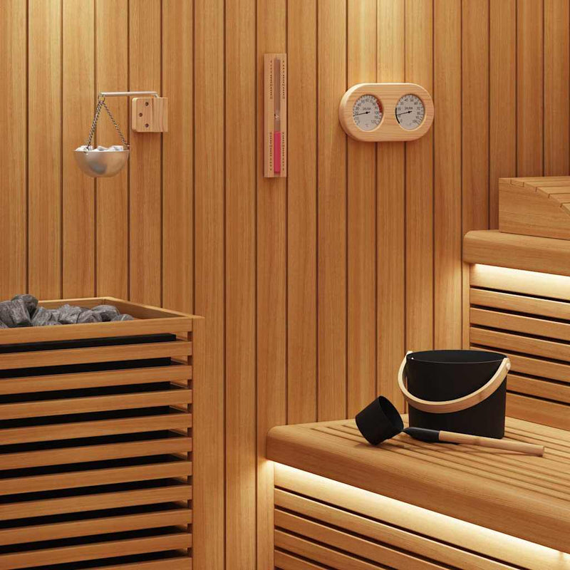Load image into Gallery viewer, Vidaxl sauna accessoire set 5 pcs zwart