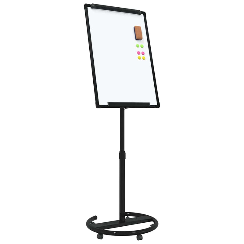 Load image into Gallery viewer, Vidaxl magnetisch whiteboard zwart en wit 62 x 62,5 x 197 cm eps