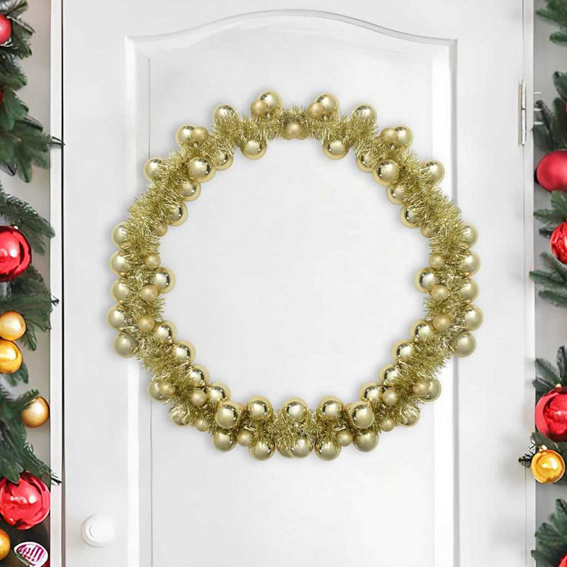 Load image into Gallery viewer, Vidaxl kerstbal guirlande goud 186 cm polystyreen
