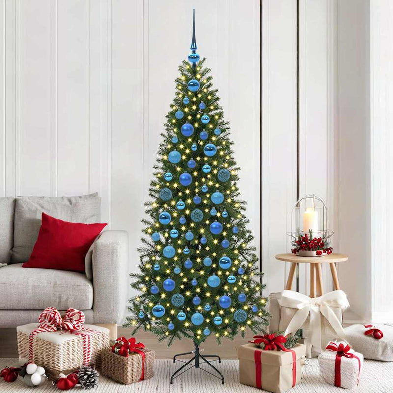 Load image into Gallery viewer, Vidaxl kerstbal set met 300 led 120 pcs blauw kunststof