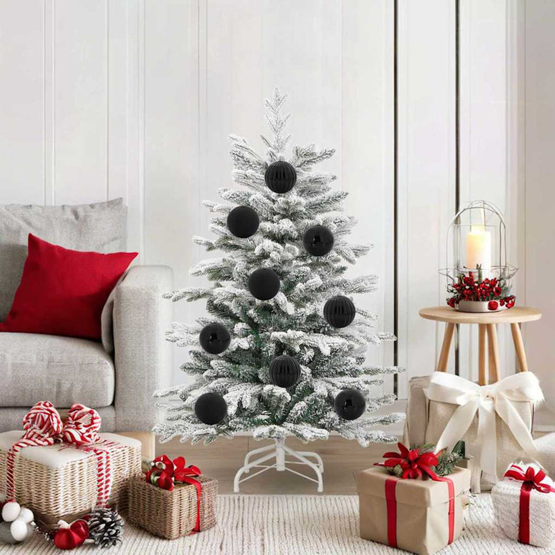 Load image into Gallery viewer, Vidaxl kerstballenset xl 15 pcs zwart kunststof