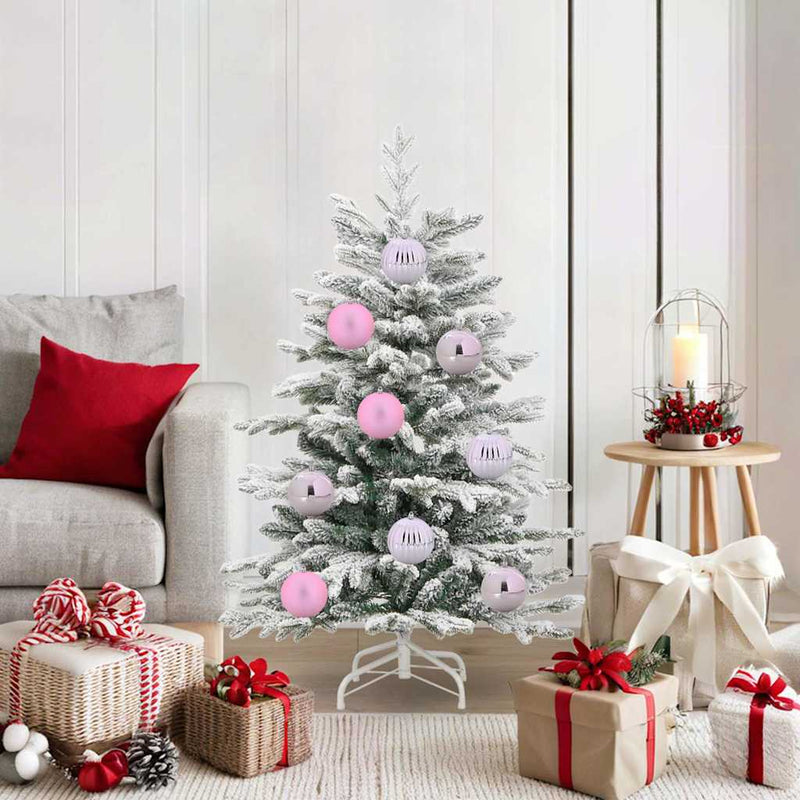 Load image into Gallery viewer, Vidaxl kerstbalset xl 15 pcs roze kunststof