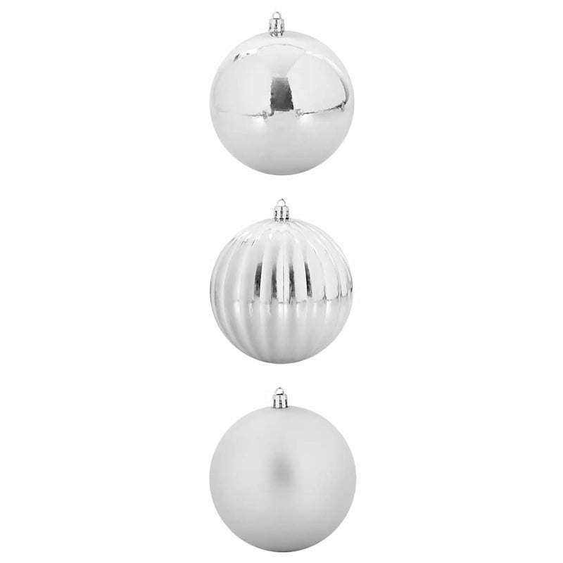 Load image into Gallery viewer, Vidaxl kerstbal set xxl 3 pcs zilver kunststof