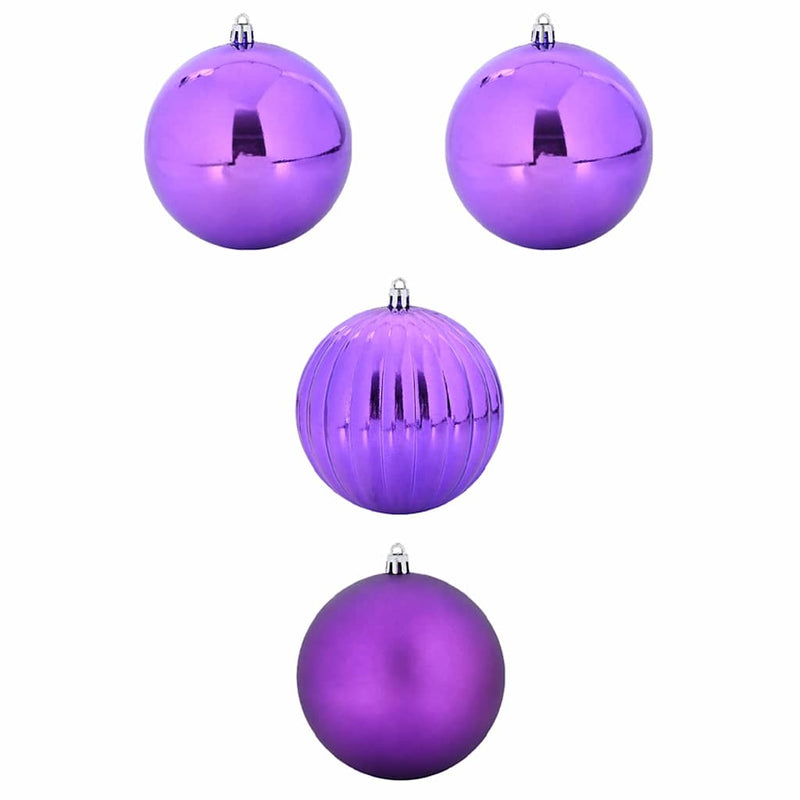 Load image into Gallery viewer, Vidaxl kerstbal set xxl 4 pcs lila kunststof