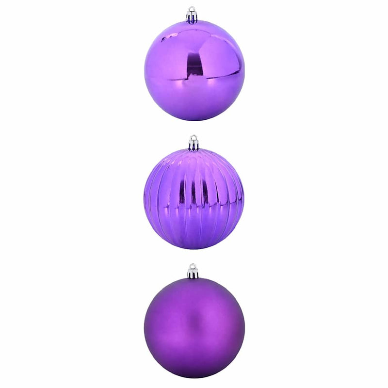 Load image into Gallery viewer, Vidaxl kerstbal set xxl 3 pcs lila kunststof
