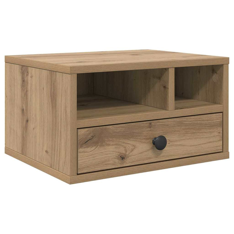 Load image into Gallery viewer, Vidaxl printerstand artisan eiken 40 x 32 x 24 cm bewerkt hout
