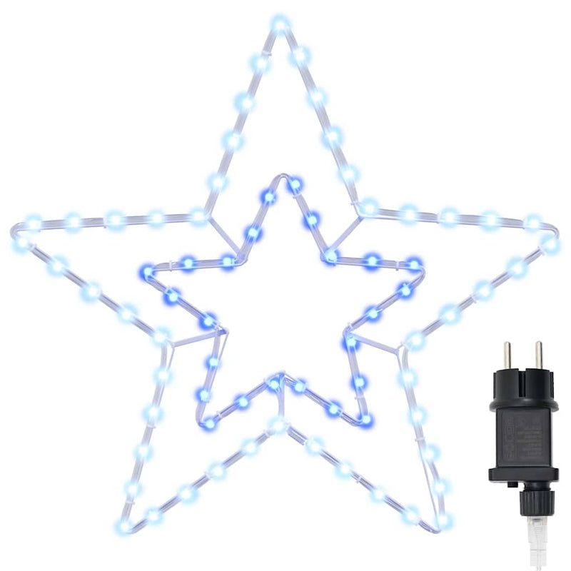 Load image into Gallery viewer, Vidaxl kerstster met 72 led koud wit 51,5 x 50 x 0,65 cm ijzer