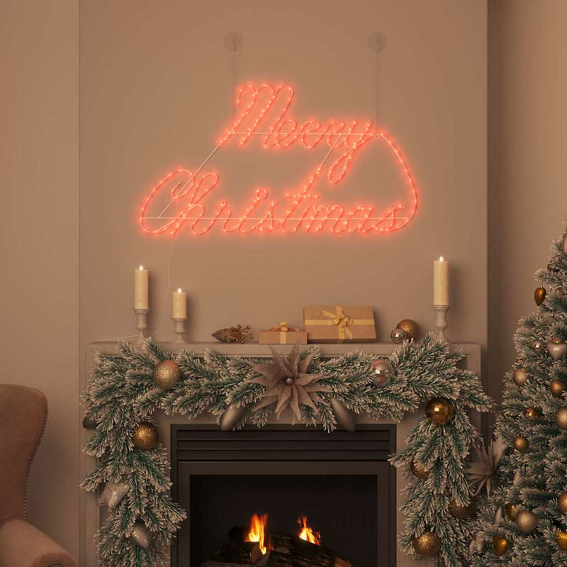 Load image into Gallery viewer, Vidaxl kerstbord met 216 led rood 99 x 55 x 13 cm ijzer