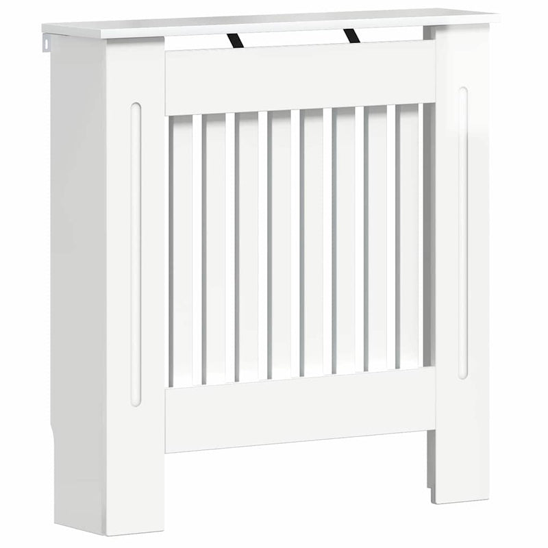 Load image into Gallery viewer, Vidaxl radiatorafdekking hoogglans wit 78 x 19 x 81,5 cm bewerkt hout