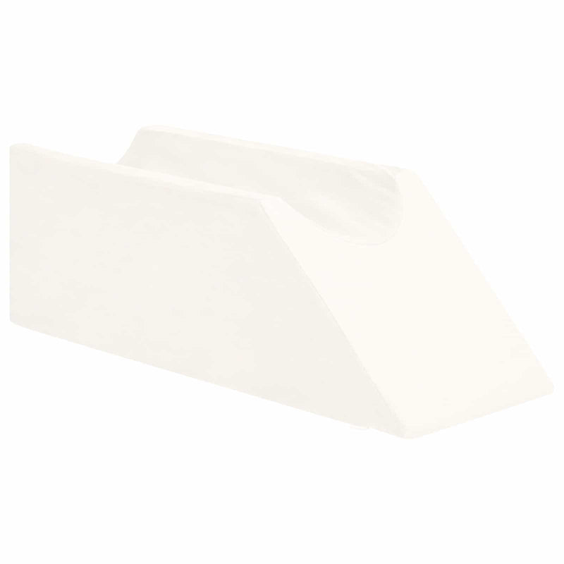 Load image into Gallery viewer, Vidaxl beenkussen effen wit 68 x 25 x 21,5 cm