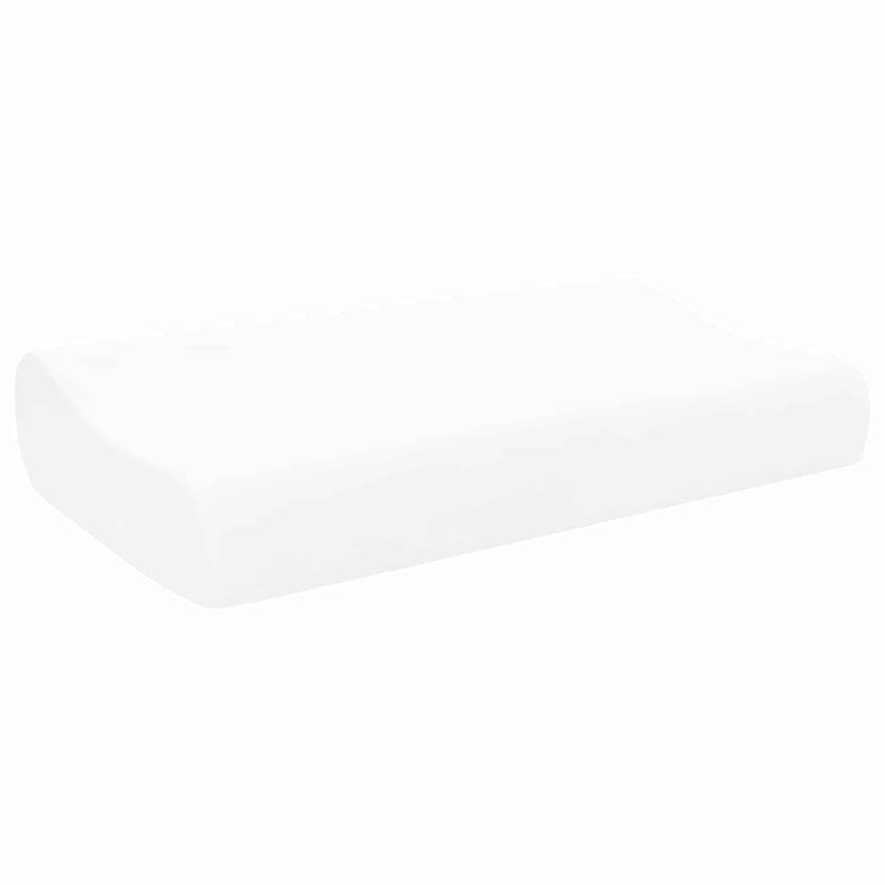 Load image into Gallery viewer, Vidaxl slapen kussen effen wit 80 x 40 x 12,5 cm