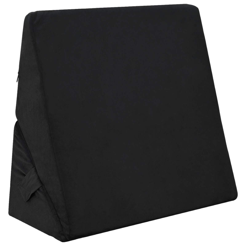 Load image into Gallery viewer, Vidaxl wedge kussen anders zwart 55 x 55 x 26 cm