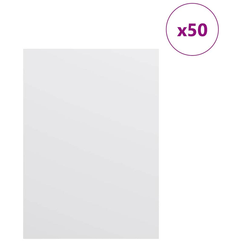 Load image into Gallery viewer, Vidaxl decorpanelen 50 pcs wit 15 x 21 x 0.27 cm bewerkt hout