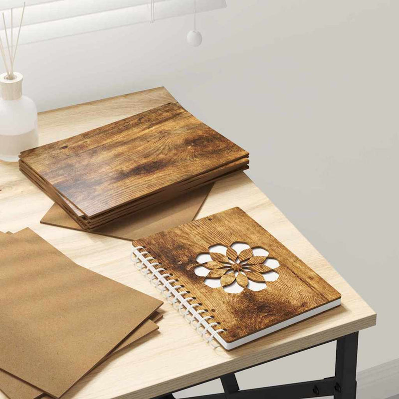 Load image into Gallery viewer, Vidaxl decorpanelen 12 pcs gerookt eiken 15 x 21 x 0.27 cm