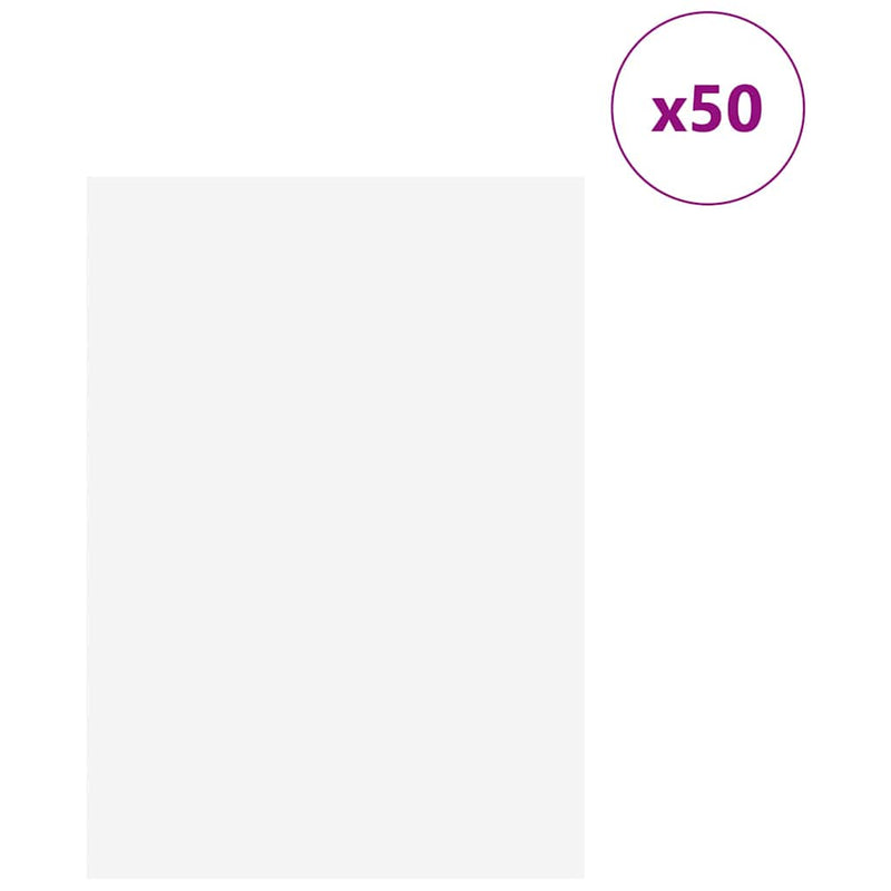 Load image into Gallery viewer, Vidaxl decorpanelen 50 pcs wit 21 x 30 x 0,27 cm bewerkt hout
