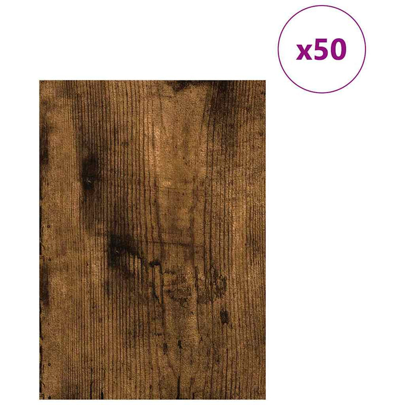 Load image into Gallery viewer, Vidaxl decorpanelen 50 pcs gerookt eiken 21 x 30 x 0,27 cm