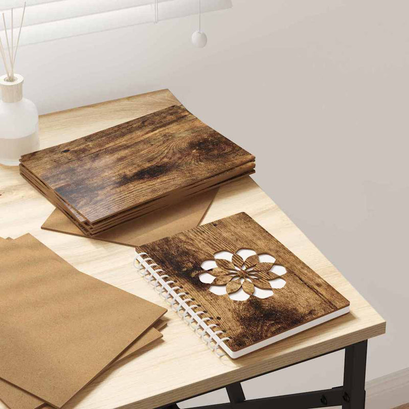 Load image into Gallery viewer, Vidaxl decorpanelen 150 pcs gerookt eiken 21 x 30 x 0,27 cm