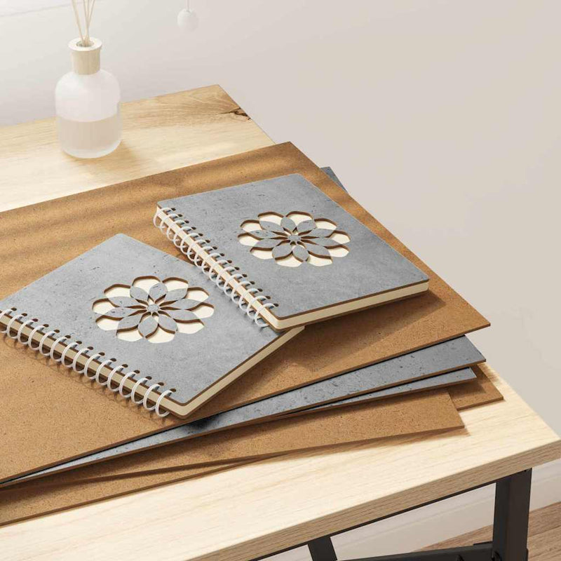 Load image into Gallery viewer, Vidaxl decorpanelen 12 pcs beton grijs 30 x 42 x 0.27 cm bewerkt hout