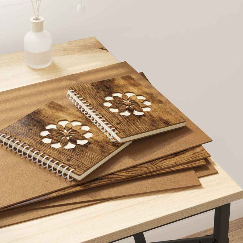 Load image into Gallery viewer, Vidaxl decorpanelen 50 pcs gerookt eiken 30 x 42 x 0.27 cm
