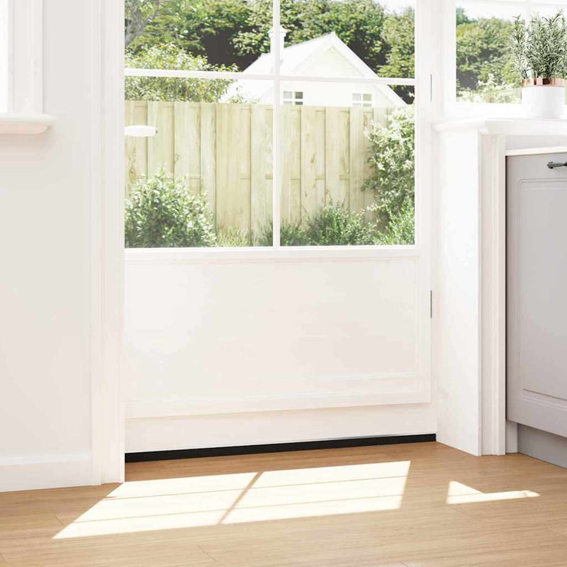 Load image into Gallery viewer, Vidaxl schroefbare deurborstelafsluitingen 2 pcs zilver 100 cm