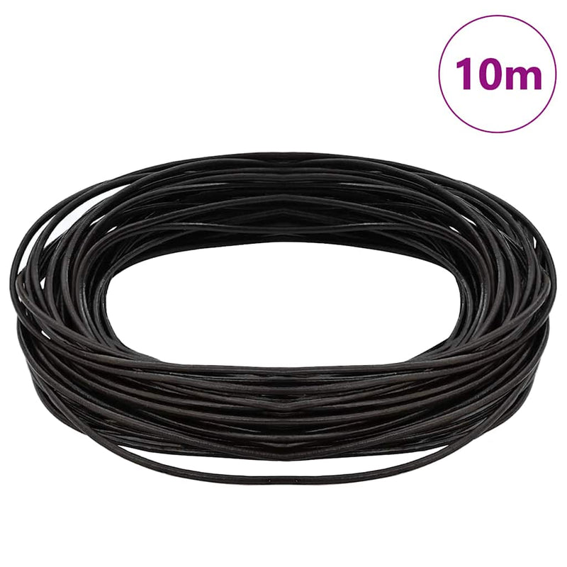 Load image into Gallery viewer, Vidaxl leren koord donkerbruin ø2 mm x 10 m leer