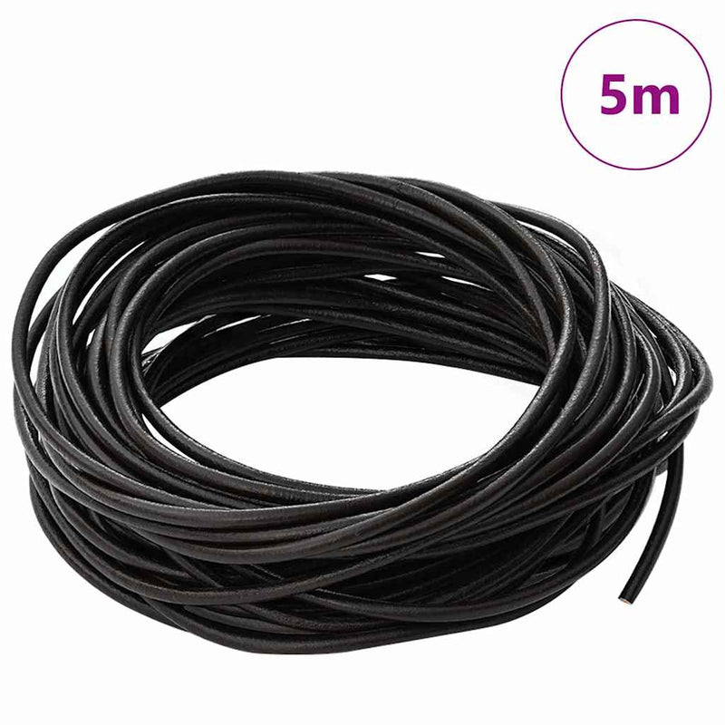Load image into Gallery viewer, Vidaxl leren koord donkerbruin ø3 mm x 5 m leer