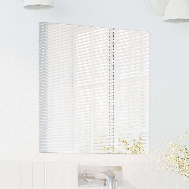 Load image into Gallery viewer, Vidaxl wandspiegel vierkant 50 x 50 cm gehard glas