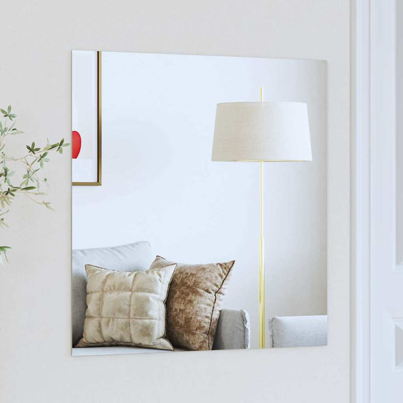 Load image into Gallery viewer, Vidaxl wandspiegel vierkant 60 x 60 cm gehard glas