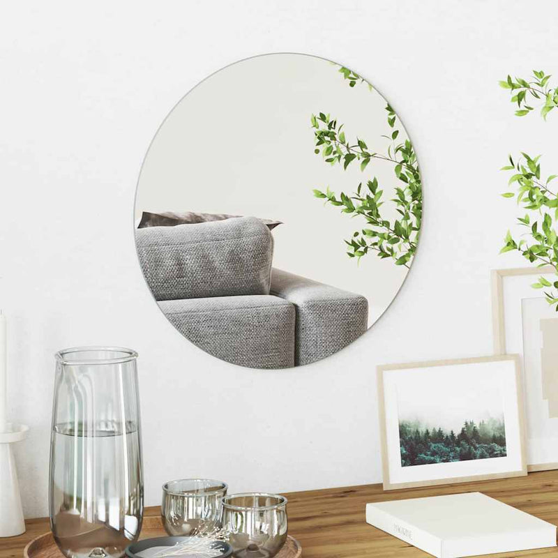 Load image into Gallery viewer, Vidaxl wandspiegel rond ø 40 cm gehard glas