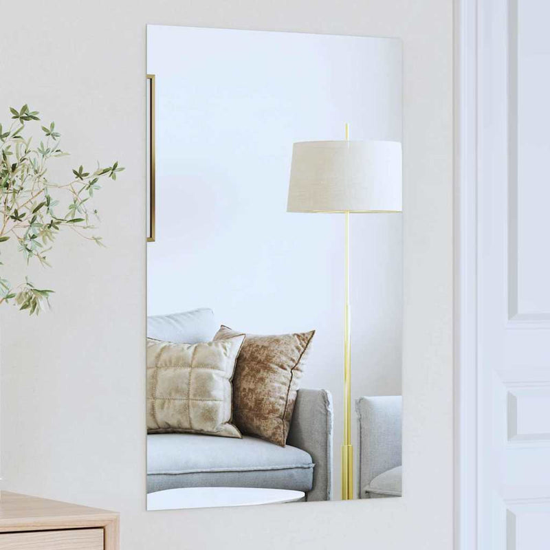 Load image into Gallery viewer, Vidaxl wandspiegel rechthoekig 50 x 80 cm gehard glas